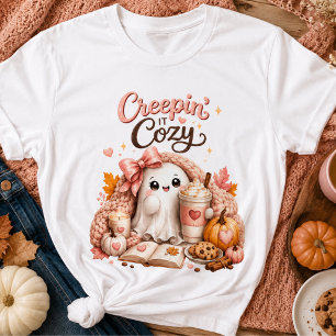 Camiseta Infantil Fantasma Bonito Temporada das Ab