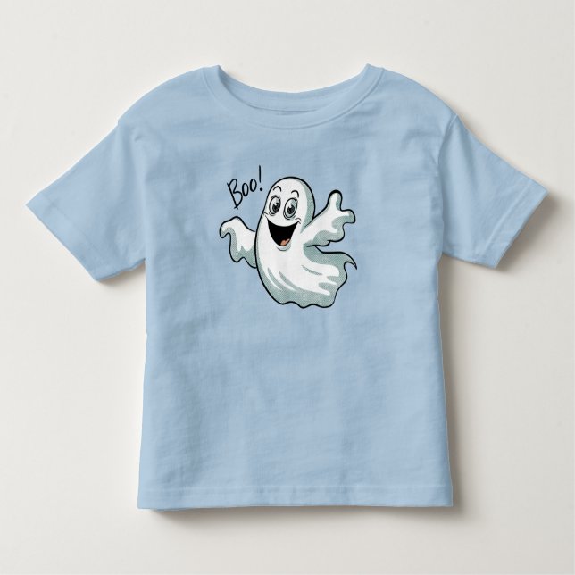 Camiseta Infantil Fantasma Feliz (Frente)