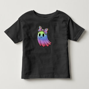 Camiseta Infantil Fantasma Iridescente de Halloween