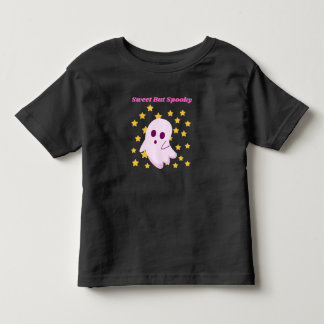 Camiseta Infantil Fantasma Rosa Fofo Doce Mas Assustador Design de H