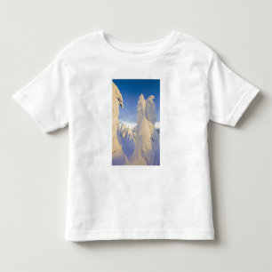 Camiseta Infantil Fantasmagorias de neve ao pôr do sol na Montanha W