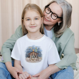 Camiseta Infantil Farmhouse Russo Joia Natal Natividade