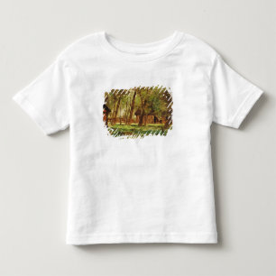 Camiseta Infantil Farmstead sob árvores