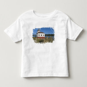 Camiseta Infantil Farol Coquille River, Oregon, EUA