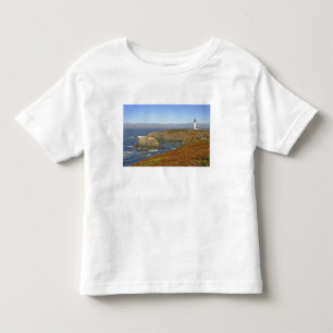 Camiseta Infantil Farol de Cabeça de Yaquina em Newport Oregon