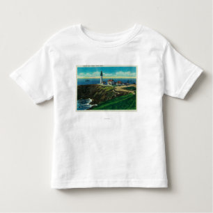 Camiseta Infantil Farol de Yaquina e Yaquina HeadYaquina, OU