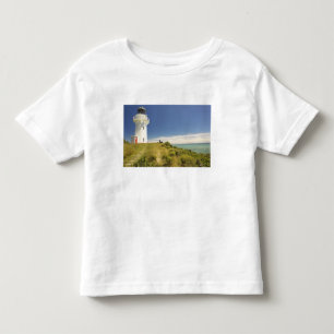 Camiseta Infantil Farol do East Cape, Eastland, Nova Zelândia