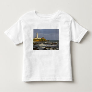 Camiseta Infantil Farol em Pigeon Point State Beach em San 2