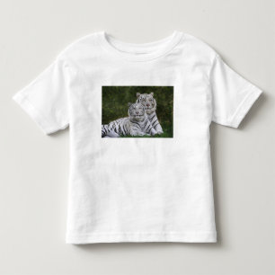 Camiseta Infantil Fase branca, tigre-de-bengala, Tigris