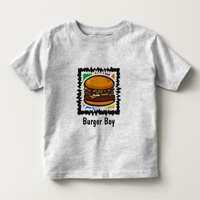 Camiseta Infantil Fast food (Frente)