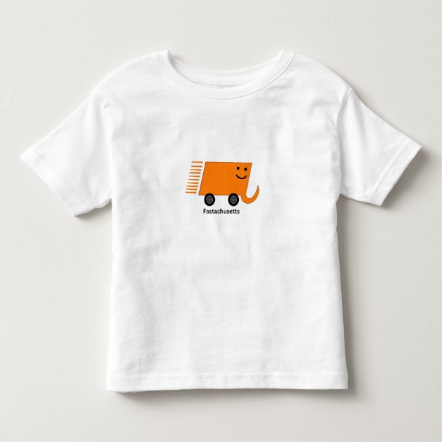 Camiseta Infantil FastMassachusetts Massachusetts Toddler T-Shirt (Frente)