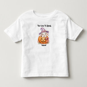 Camiseta Infantil Fatia de Halloween de Coelho Abobora Personalizado
