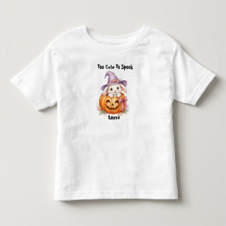 Camiseta Infantil Fatia de Halloween de Coelho Abobora Personalizado