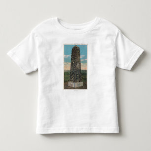 Camiseta Infantil Faturamentos, TA - vista do monumento de Boothill