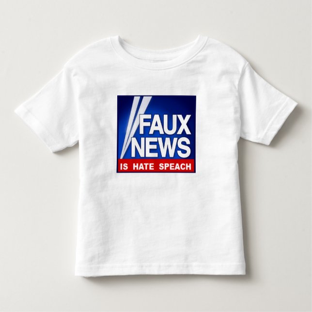 Camiseta Infantil Faux News (Frente)