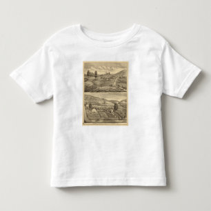 Camiseta Infantil Fazenda da residência e do estoque