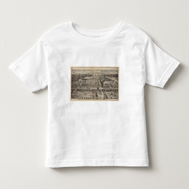 Camiseta Infantil Fazenda do Central Park & residência do parque de (Frente)