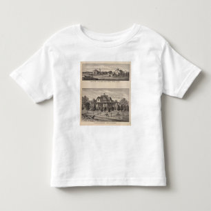 Camiseta Infantil Fazenda grande da vista, Kansas