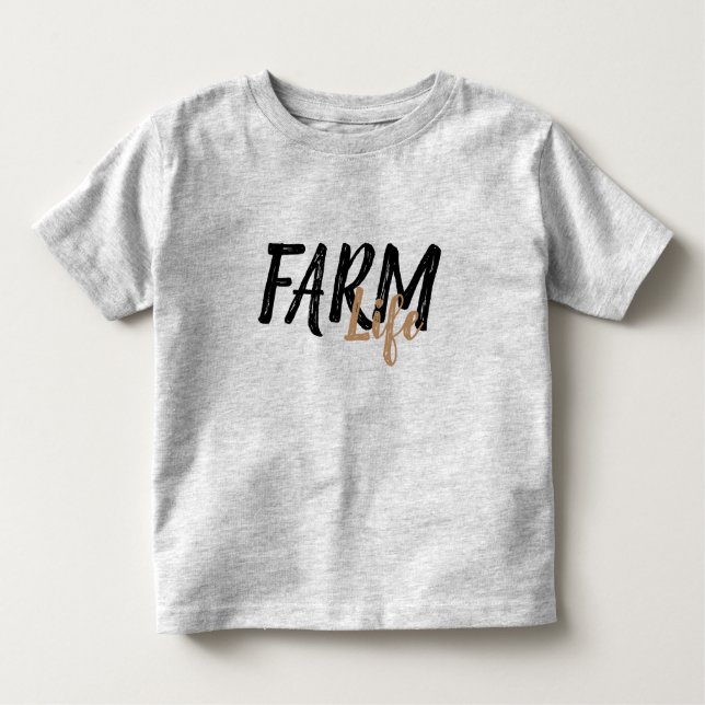 Camiseta Infantil fazenda russa LIFE em script | (Frente)