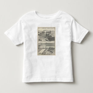 Camiseta Infantil Fazendas, vale de Capay, Madison
