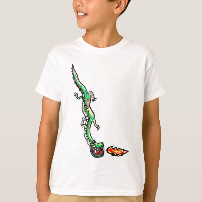 Camiseta infantil FearsomeDragon (Frente)