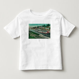 Camiseta Infantil Fechamentos da cascata no Rio Columbia