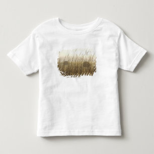 Camiseta Infantil Feche acima da fotografia do trigo