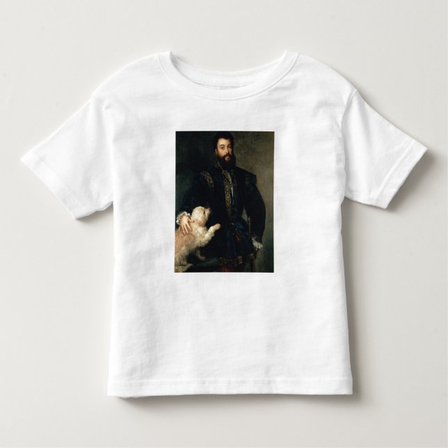 Camiseta Infantil Federigo Gonzaga, duque de Mantua, c.1525-30 (óleo (Frente)