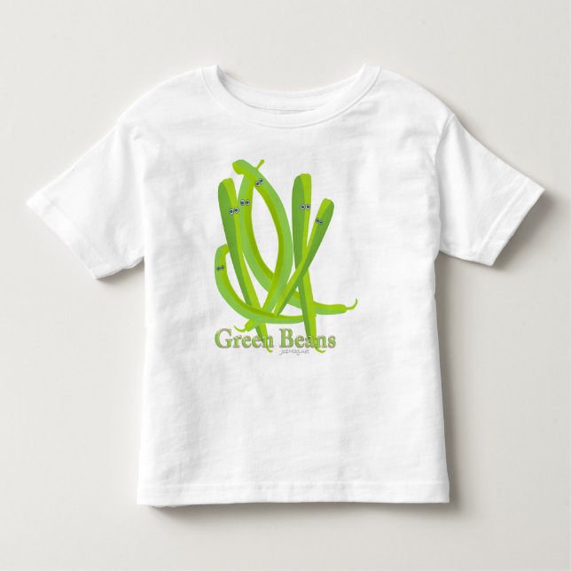 Camiseta Infantil Feijões verdes (Frente)