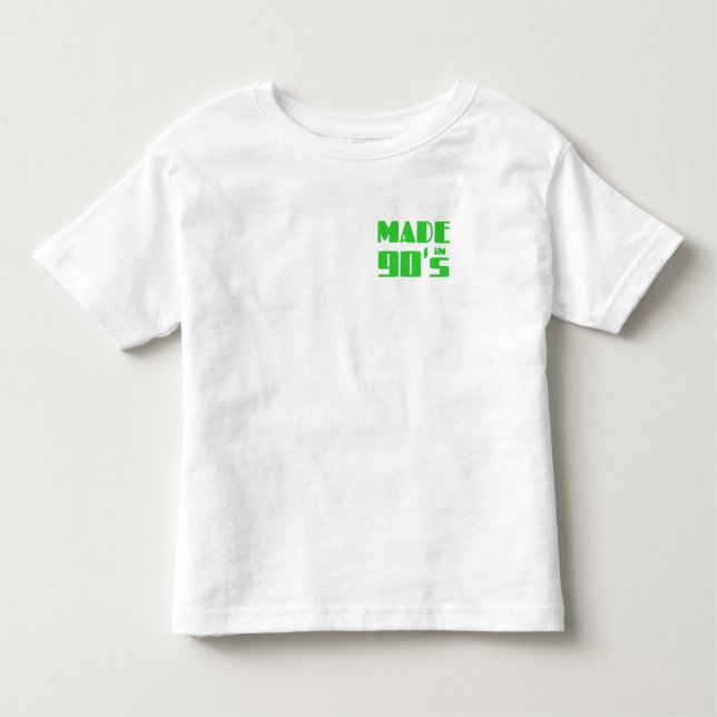 Camiseta Infantil Feito em 90 (Frente)