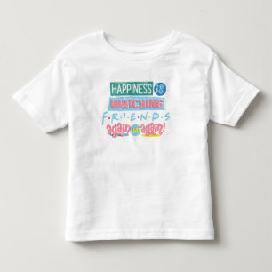 Camiseta Infantil Felicidade é Assistir FRIENDS™ Novamente & Novamen