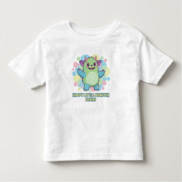 Camiseta Infantil Feliz Amigo Monstro