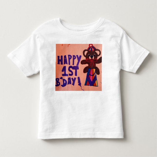 CAMISETA INFANTIL FELIZ ANIVERSÁRIO (Frente)