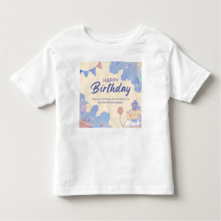 Camiseta Infantil feliz aniversário