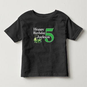 Camiseta Infantil Feliz Aniversário Grilo 5º Aniversário