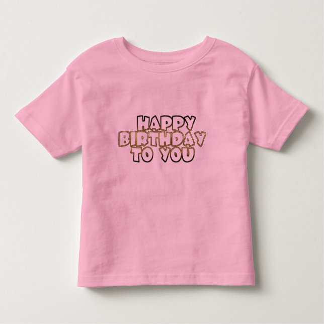 Camiseta Infantil Feliz Aniversário Para Sua Criança de Testemunha d (Frente)