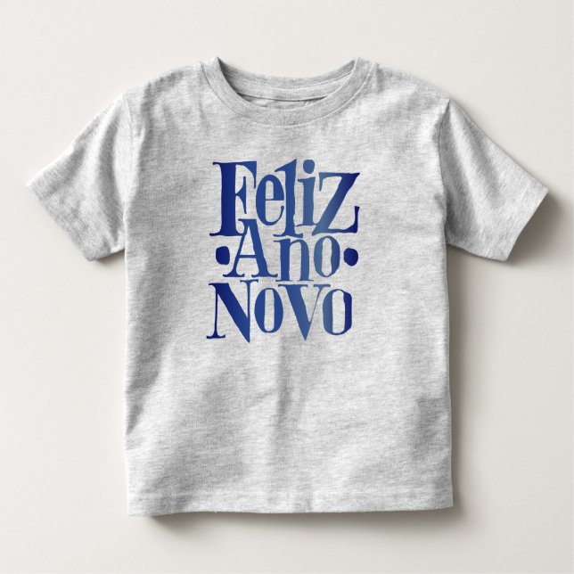 Camiseta Infantil Feliz Ano Novo (Frente)