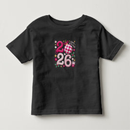 Camiseta Infantil Feliz Ano Novo 2026 Coleção Família Combinando