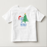 Camiseta Infantil Feliz Chrismukkah Menorah e Papais noeis Toddler S<br><div class="desc">Feliz de Chrismukkah,  design moderna,  com uma estrela de David numa árvore de Natal e um Chapéu Santa num Menorah.</div>