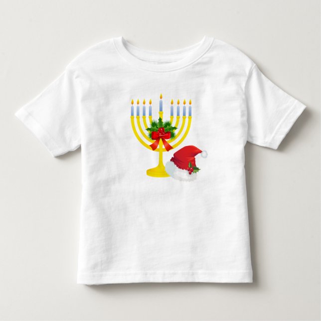 Camiseta Infantil Feliz Chrismukkah T Shirt (Frente)