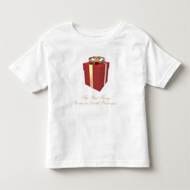 Camiseta Infantil Feliz Design de Natal, Toddler T-shirt (Frente)