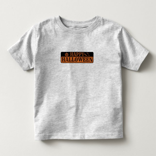 Camiseta Infantil Feliz Dia das Bruxas (Frente)