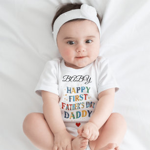 Camiseta Infantil Feliz Dia de os pais de 1rua, Pai! Ideias de pre