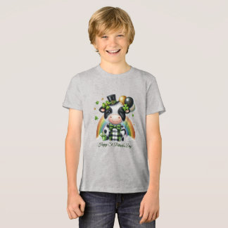 Camiseta Infantil Feliz Dia de São Patrício com Im