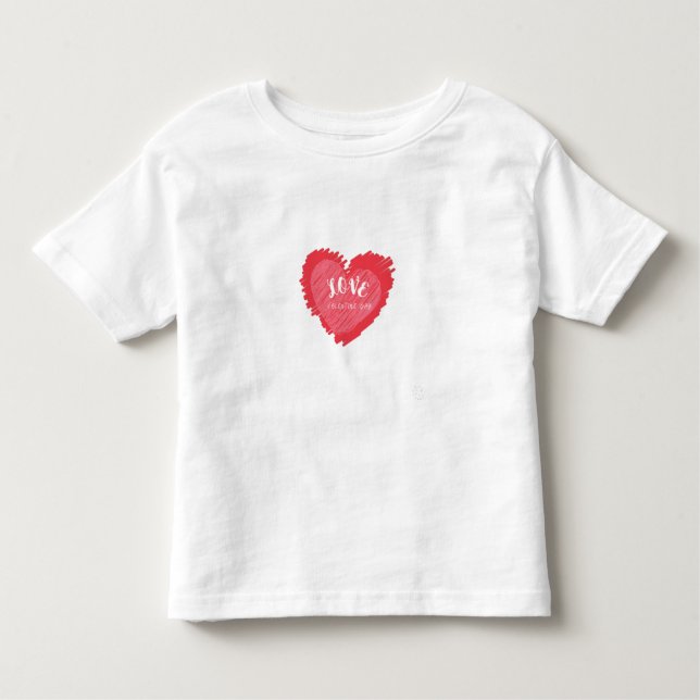 Camiseta Infantil Feliz dia dos namorados. (Frente)