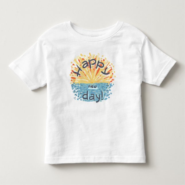 Camiseta Infantil Feliz Dia Novo! (Frente)