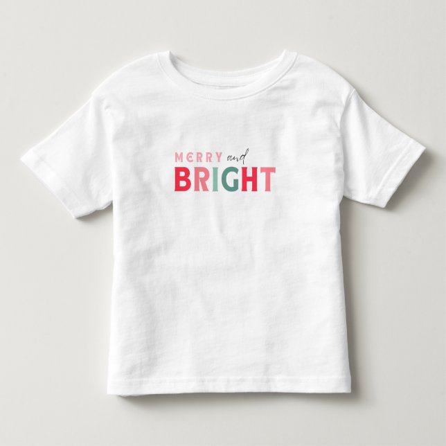 Camiseta Infantil Feliz e Brilho - cor (Frente)