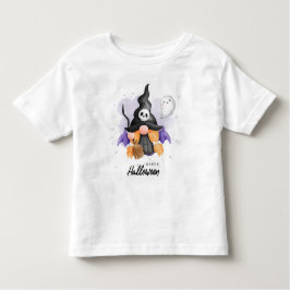 Camiseta Infantil Feliz Halloween Gnomo