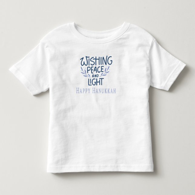 Camiseta infantil Feliz Hanukkah  (Frente)