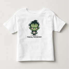 Camiseta Infantil Feliz Monstro das Halloween